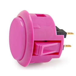 Official Sanwa Arcade Button (Purple)