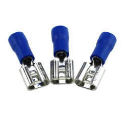 10pack blue female spade Insulated Lugs Crimp Terminal FDD2-250 6.3mm