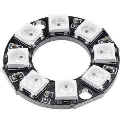 8-bit WS2812 5050 RGB LED Ring Development Board