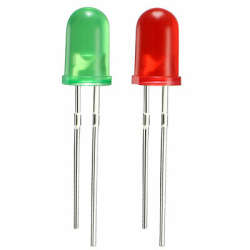 10Pcs 5mm Led Flashing mixed red/green Diffused