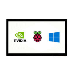 10.1inch Capacitive Touch Screen LCD (E), 1024×600, Fully Laminated