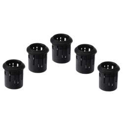 Plastic panel holder for 5mm LED Black (10)
