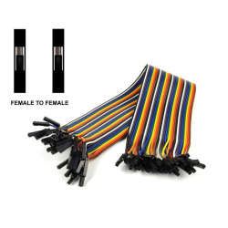 Jumper Cables Female to Female Ribbon of 40 x 200mm