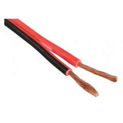 Speaker wire1.5mm red/black per meter