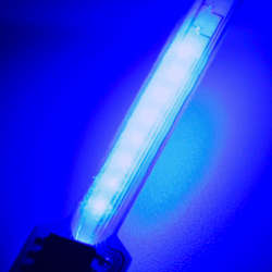 3V DC Meteor Shower LED filament 58mm Blue