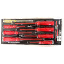 Electrician's 8 pcs insulated screwdriver set
