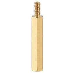 M2.5 x 11mm Male Female Hex Brass Standoff Spacer