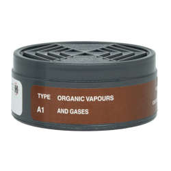 Respirator cartridge A1-solvent/petrol fumes - SABS