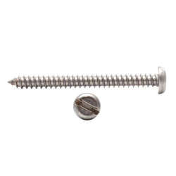 PAN HEAD POZI SELF - TAPPING SCREWS DIN 7981, STAINLESS STEEL, GRADE 18/8 - (A2) 304, M2.0x10mm