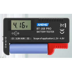 1.2V-4.8V and 9V Battery Voltage tester AN-168