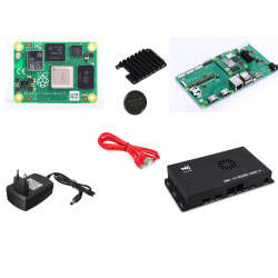 Raspberry Pi Compute Module 4 IO Board kit, with CM4 4GB 32GB EMMC and NO wifi