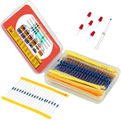 600 1/4W Resistor Kit 10 - 1MOhm (30 resistances)