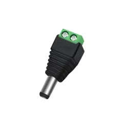 5.5 x 2.1mm DC Power Male Jack Plug Connector(1 unit)