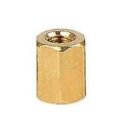 Female to Female M2.5 x 5mm Hex Brass Standoff Spacers for PCB