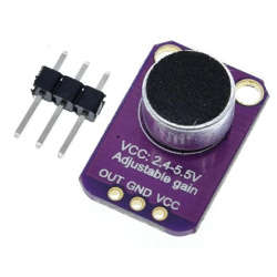 GY-MAX4466 Electret Microphone Amplifier Module Adjustable Gain OUT Amplifier Board 2.4-5V DC