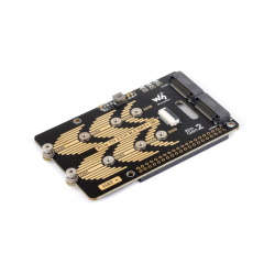 PCIe To 2-Ch M.2 Adapter Type B for Raspberry Pi 5, Compatible with 2280 / 2260 / 2242 / 2230 siz...