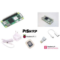 Raspberry Pi Zero 2 WH Acrylic Kit (with pre-soldered header)