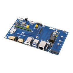 Raspberry Pi Compute Module 5 IO Board With PoE Feature, For All Variants Of CM5