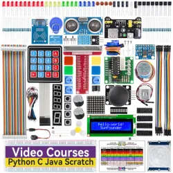 SunFounder Da Vinci Starter Kit for Raspberry Pi 5 4B 3B B+ 400, Zero 2 W, Python C Java Scratch ...