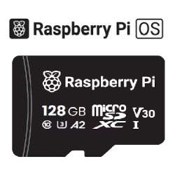 Raspberry Pi A2 micro USD 128GB preloaded with Raspberry Pi OS 64bit (SD Adaptor in Jewel case)