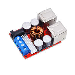 DC-DC Vehicle Charging Board 8V-35V to 5V 8A Power Supply Depressurization Module 4 port USB Outp...