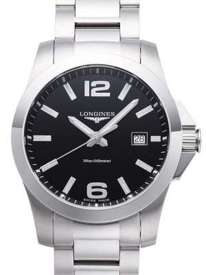 ** CRAZY R1 START ** NO RESERVE ** LONGINES CONQUEST - FULL BOX AND PAPERS **