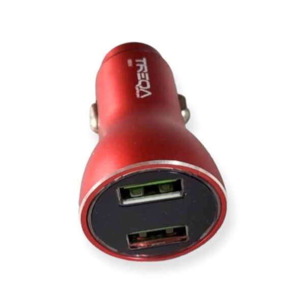 85W Dual Port USB Type-A Car Charger - Treqa CC-323