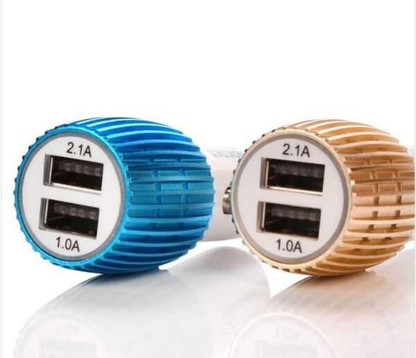 1A USB Dual Port Car Charger