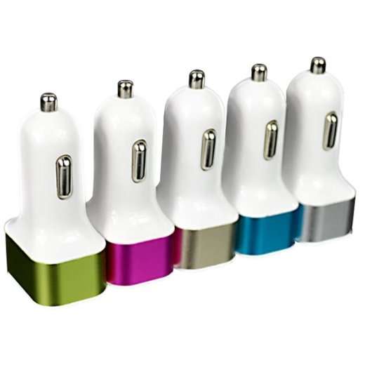 USB Dual Car Charger Adapter 5V 2.1A