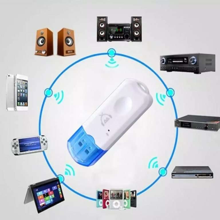USB Bluetooth Receiving Wireless Audio Adapter Stereo With Microphone