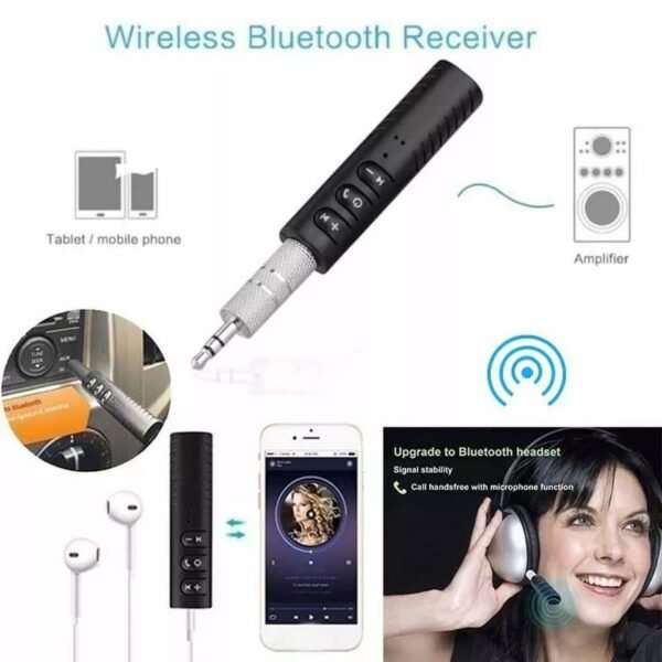 Wireless Bluetooth Audio Receiver Stereo Music Adapter for Car Speaker
