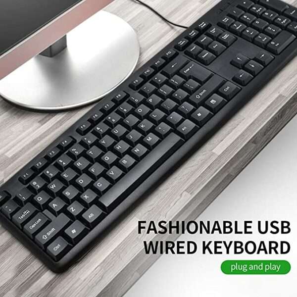 104-Key Wired Multimedia Keyboard
