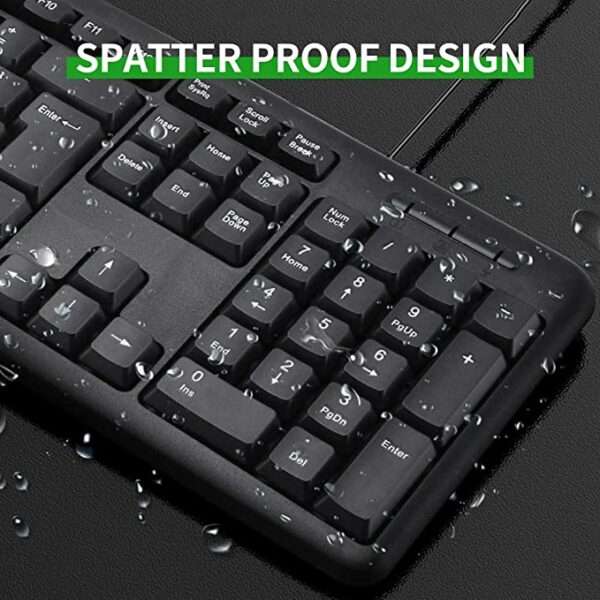 104-Key Wired Multimedia Keyboard