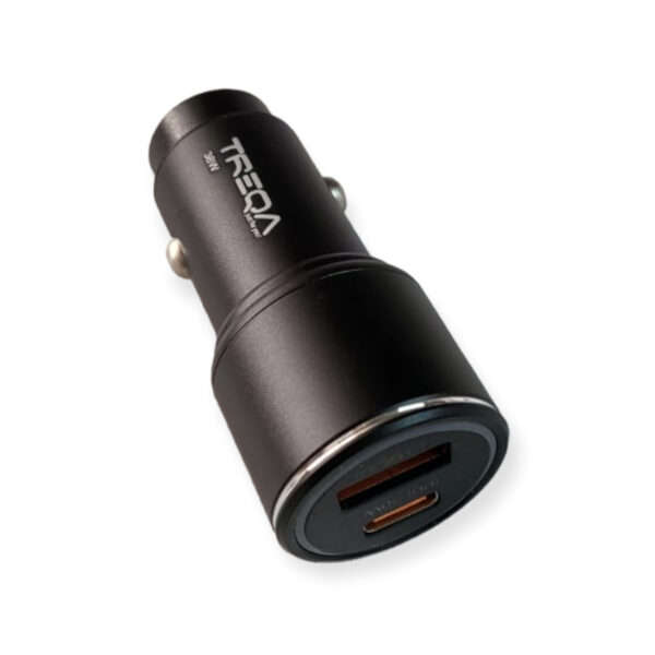 Treqa CC-322 PD20W+QC3.0 Quick Car Charger