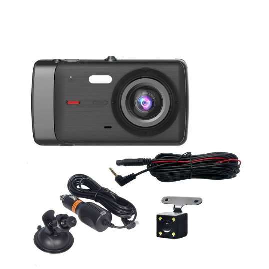 4.0 inch 1080p Dash Cam With Rear View Camera