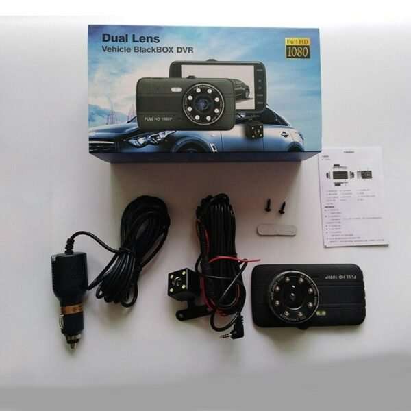 4 Inch Dash Camera with Reverse Camera