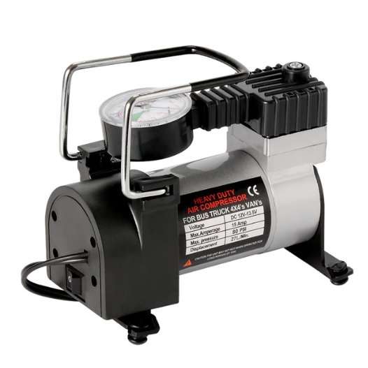 12V Air Compressor - High-Power Car Double Cylinder Inflator Pump 965KPA