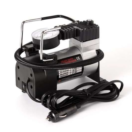 12V Air Compressor - High-Power Car Double Cylinder Inflator Pump 965KPA