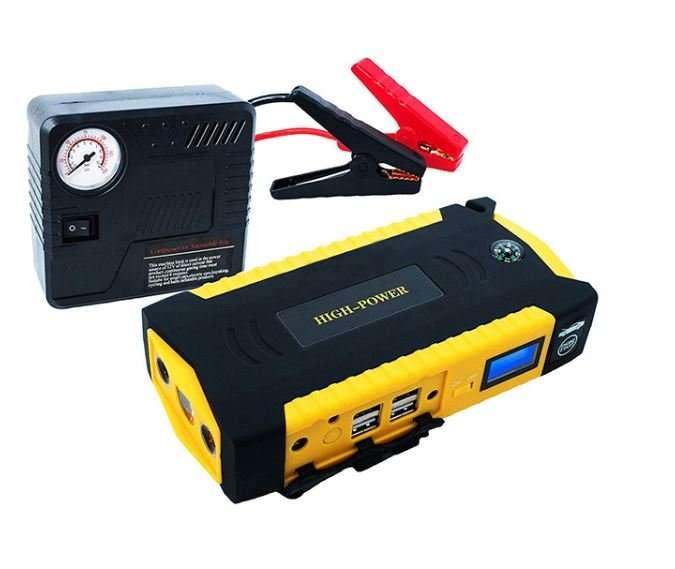 Automobile Emergency Mobile Power Supply &amp; 3 Bright Emergency Lights