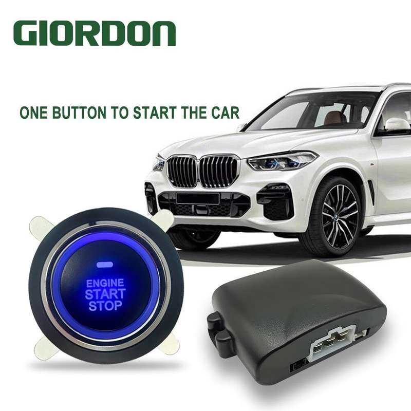 Car Engine Start Button - Keyless Entry System