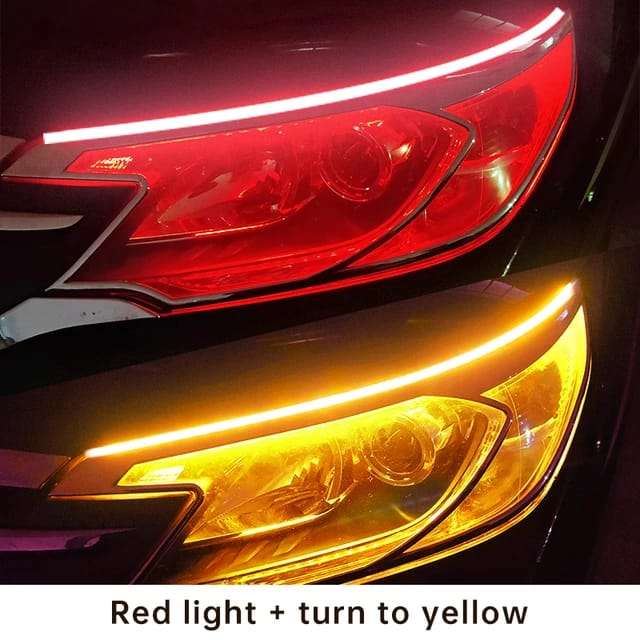 Turn Signal LED Light Strips - Sequential DRL Flexible Strip