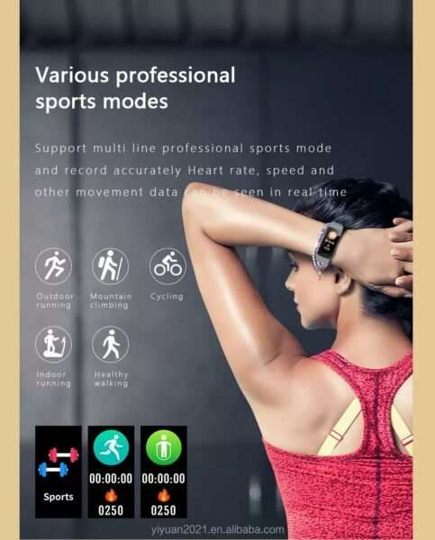 M9 Bluetooth Smartwatch - Waterproof Fitness Bracelet