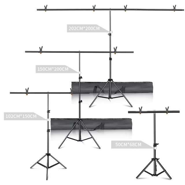 Photography T-shaped Backdrop Stand