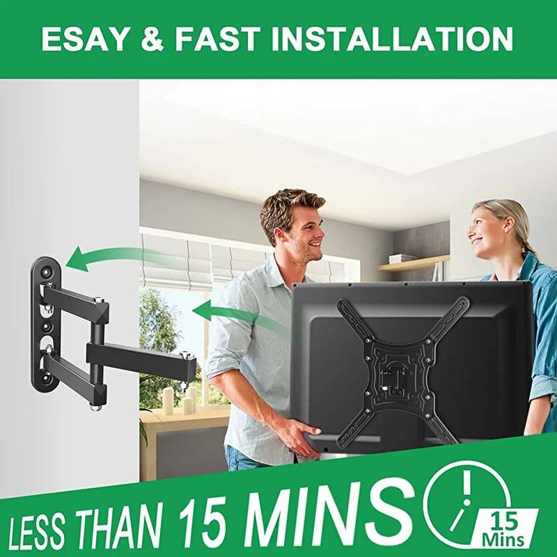 32''-55'' Full Motion Cantilever Mount for LED, LCD and Plasma TVs - TV Wall Mount