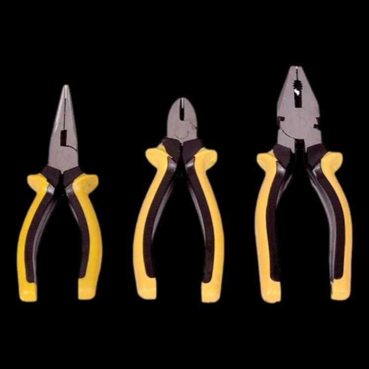3 Piece light Duty Pliers Set - Combination