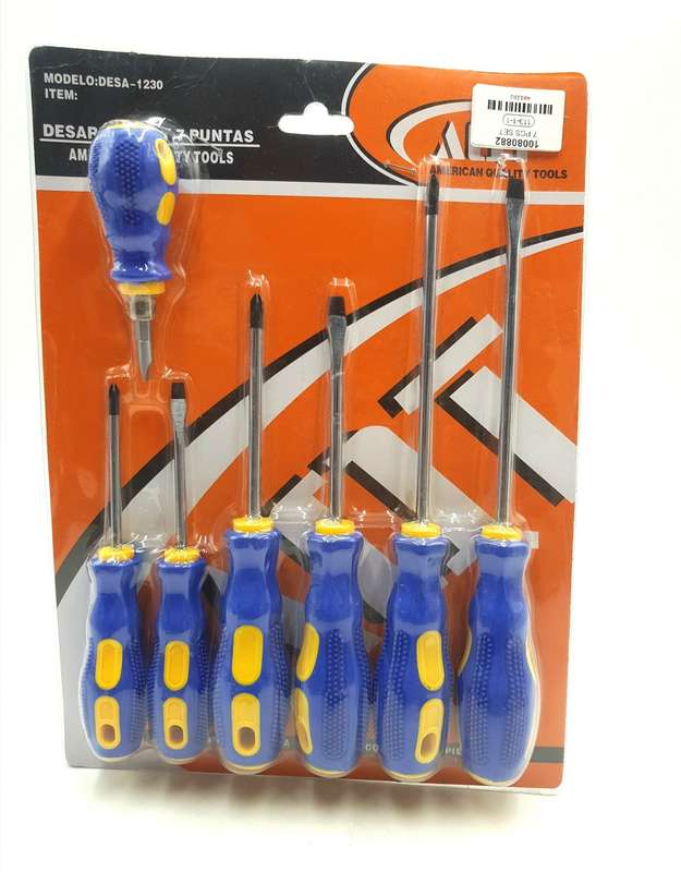 7Pcs Multifunction Insulated Electrician Screwdrivers - Magnetic Tips
