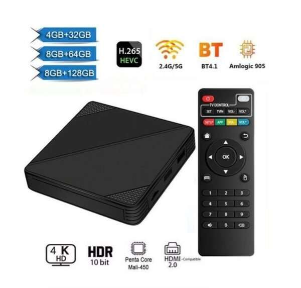Q96 Android Smart TV Box  11.1 Quad Core 2.4