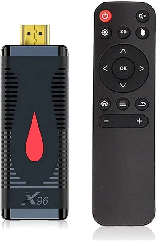 X96 S400 Allwinner H313 1GB RAM 8GB ROM 2.4G Wifi Android 10.0 4K VP9 H.265 Smart TV Stick Stream...