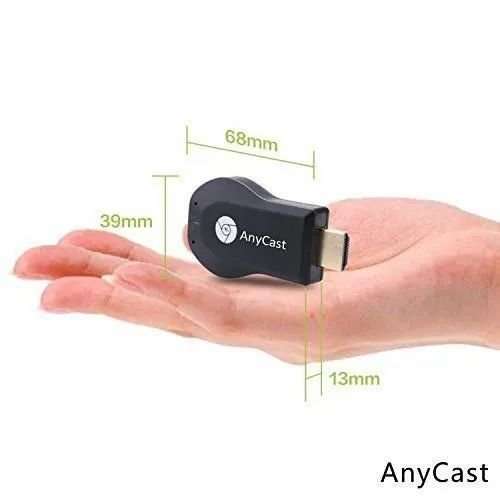 Anycast Wireless WiFi 1080P HDMI Display TV Dongle Receiver- Black