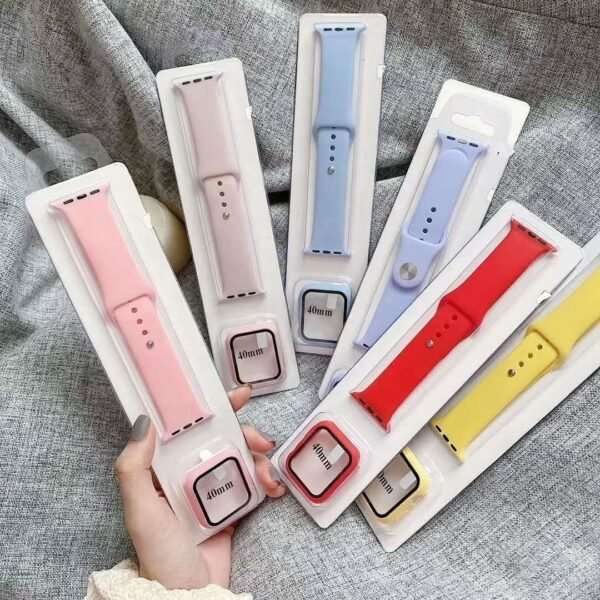 2-in-1 Silicone Watch Case with Strap